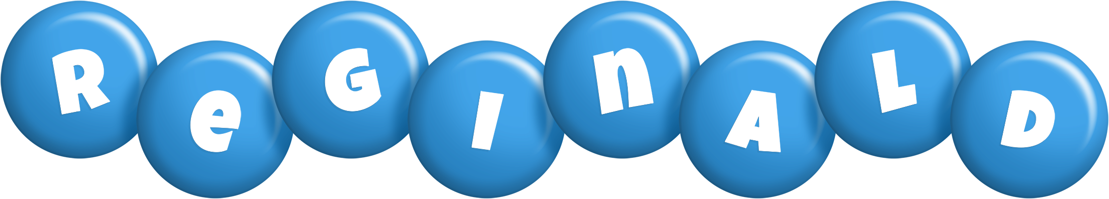 Reginald candy-blue logo