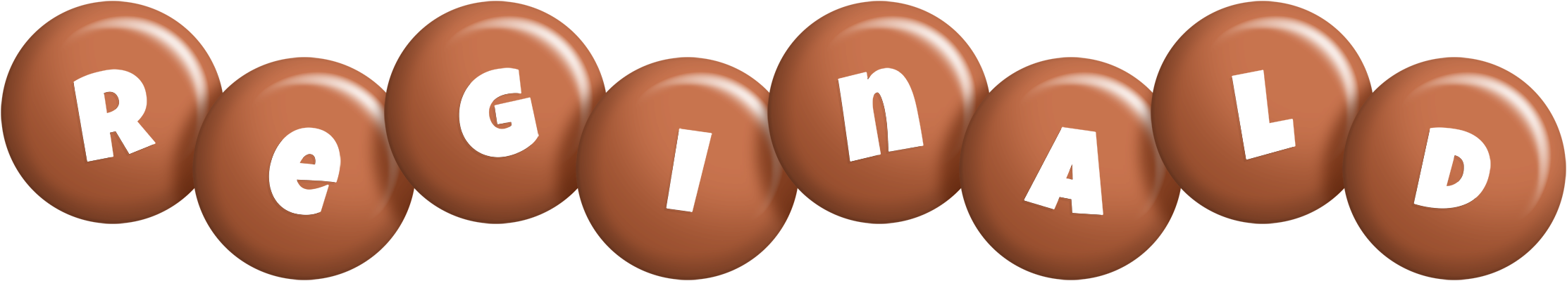 Reginald candy-brown logo