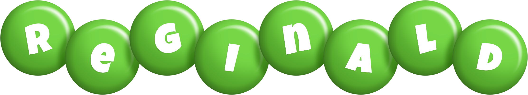 Reginald candy-green logo