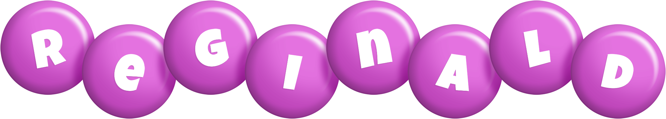 Reginald candy-purple logo