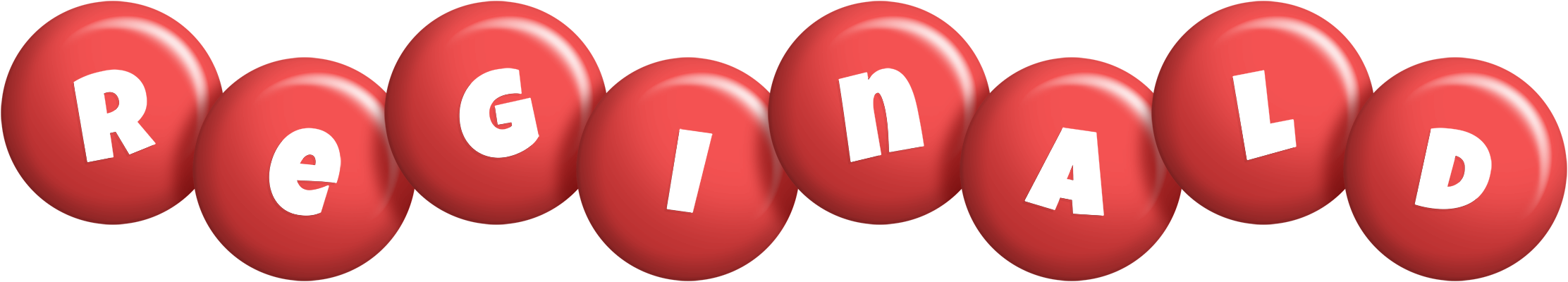 Reginald candy-red logo