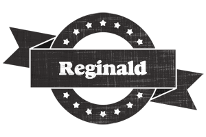 Reginald grunge logo