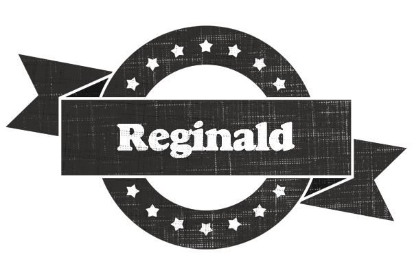 Reginald grunge logo