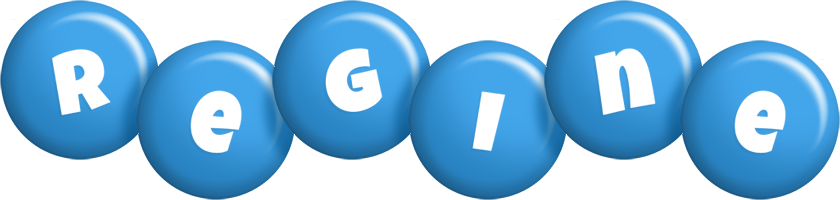 Regine candy-blue logo