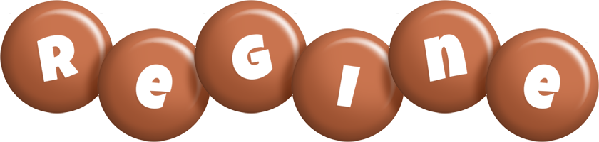 Regine candy-brown logo