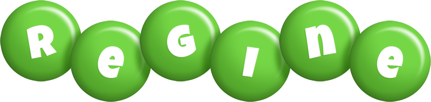 Regine candy-green logo