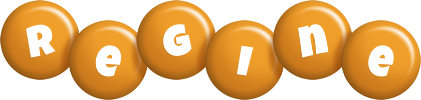 Regine candy-orange logo