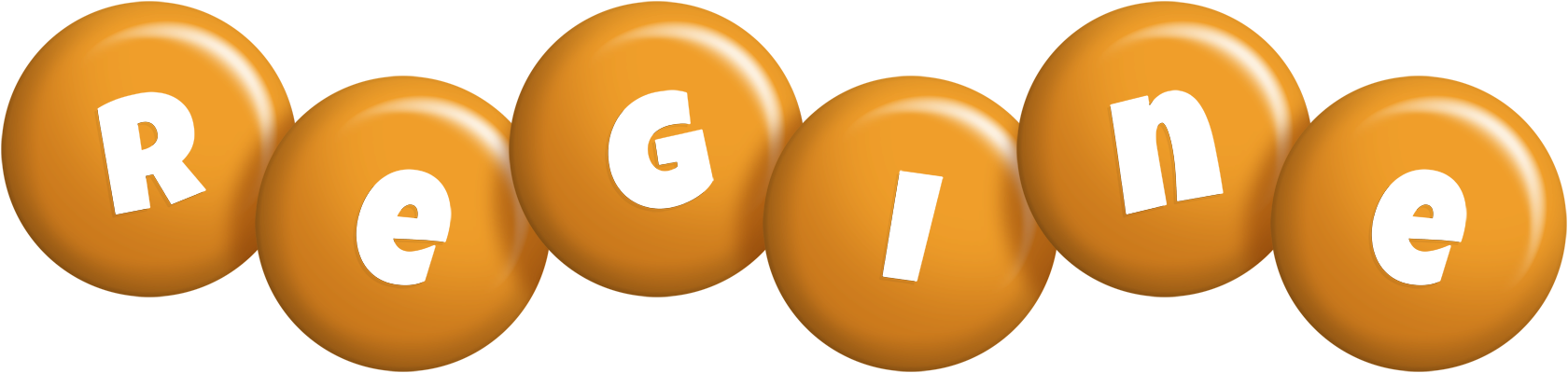 Regine candy-orange logo