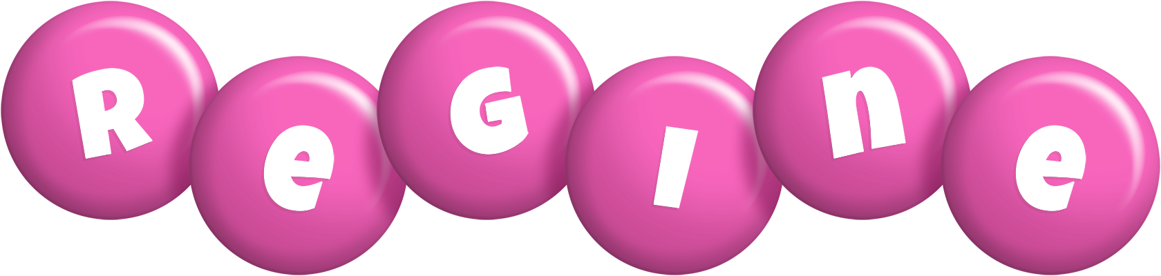 Regine candy-pink logo