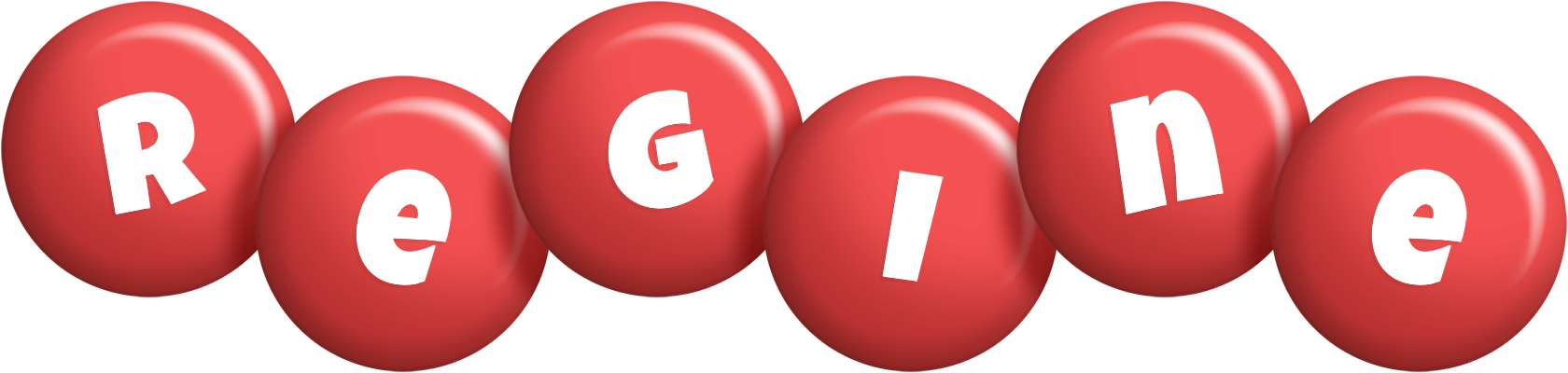 Regine candy-red logo