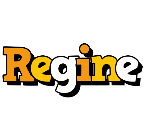 Regine cartoon logo