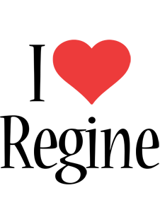 Regine i-love logo