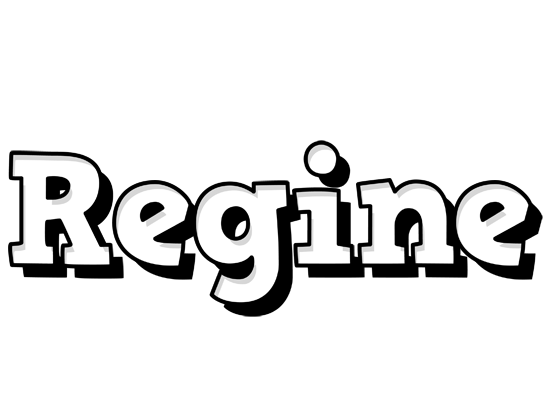 Regine snowing logo
