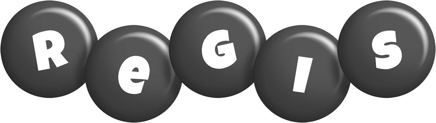 Regis candy-black logo