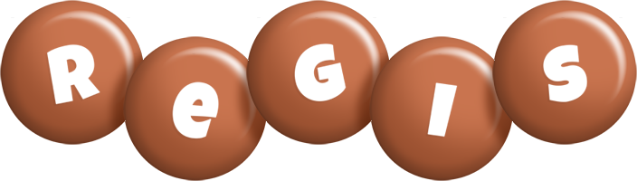 Regis candy-brown logo