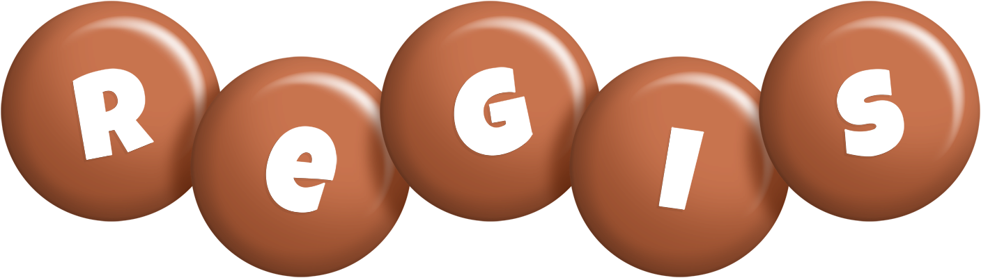 Regis candy-brown logo