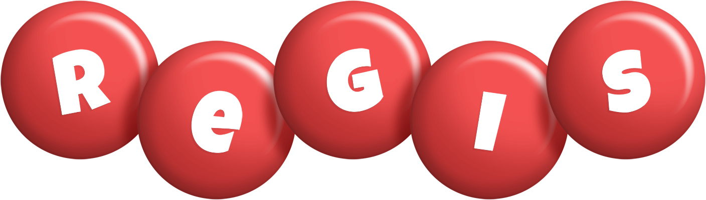 Regis candy-red logo