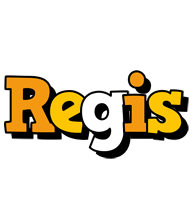 Regis cartoon logo