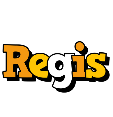 Regis cartoon logo