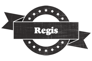 Regis grunge logo