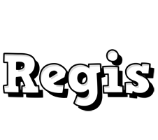 Regis snowing logo