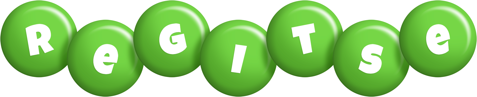 Regitse candy-green logo