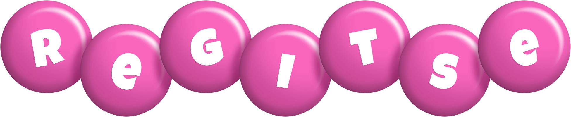 Regitse candy-pink logo