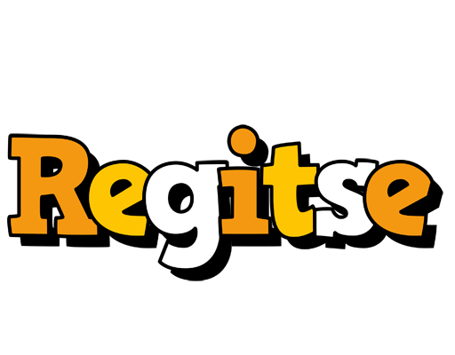 Regitse cartoon logo