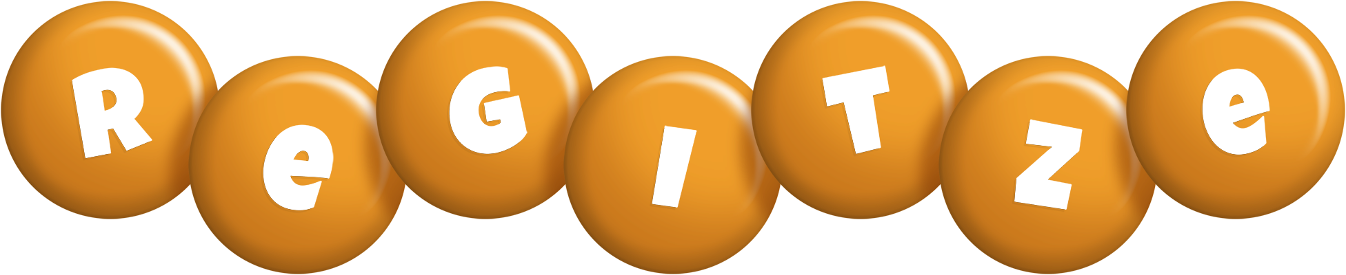 Regitze candy-orange logo