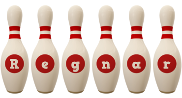 Regnar bowling-pin logo