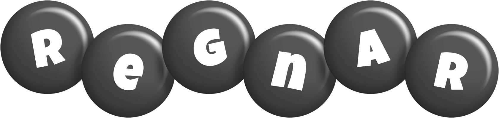 Regnar candy-black logo