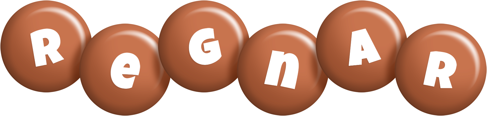 Regnar candy-brown logo