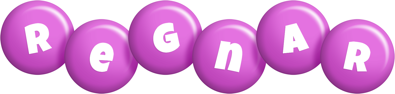 Regnar candy-purple logo