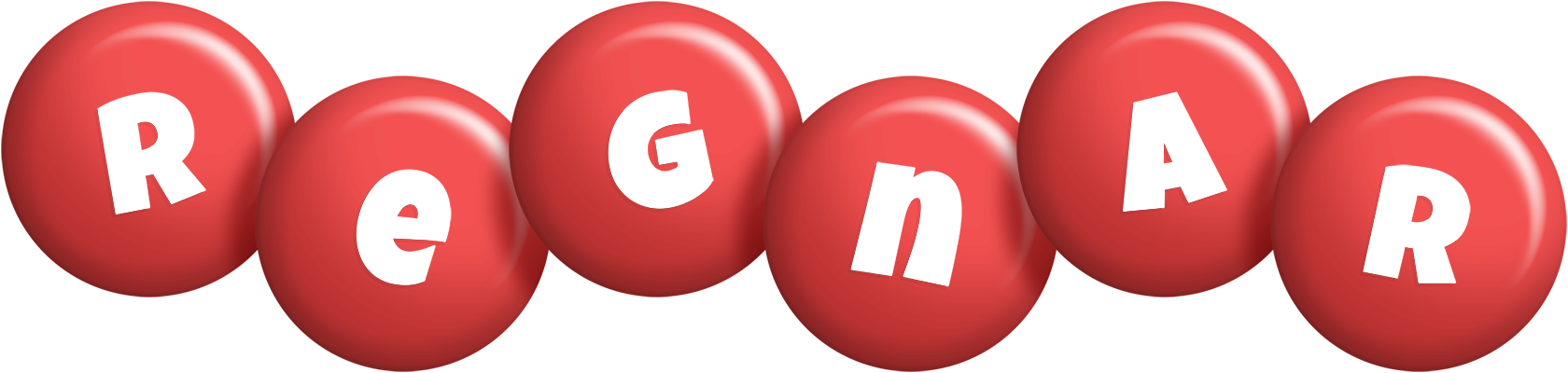 Regnar candy-red logo