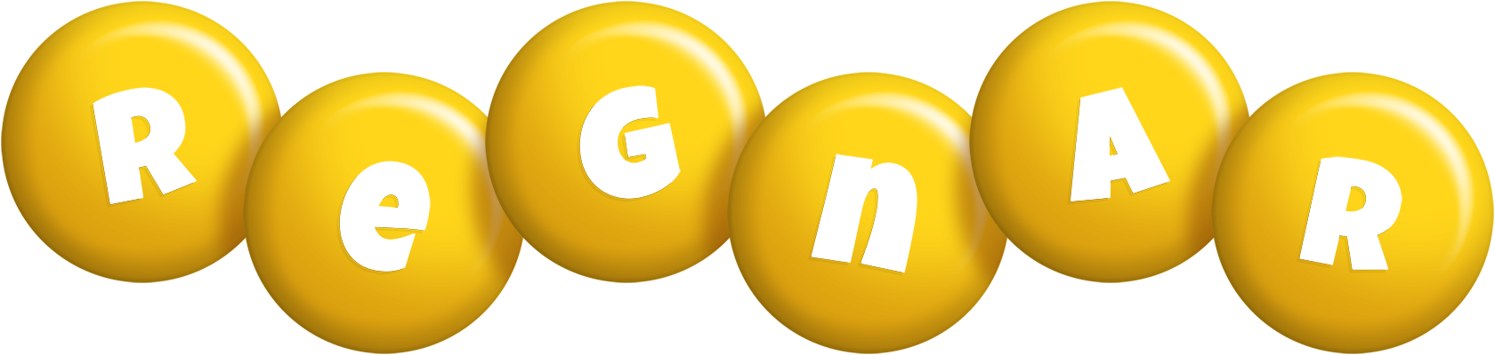 Regnar candy-yellow logo
