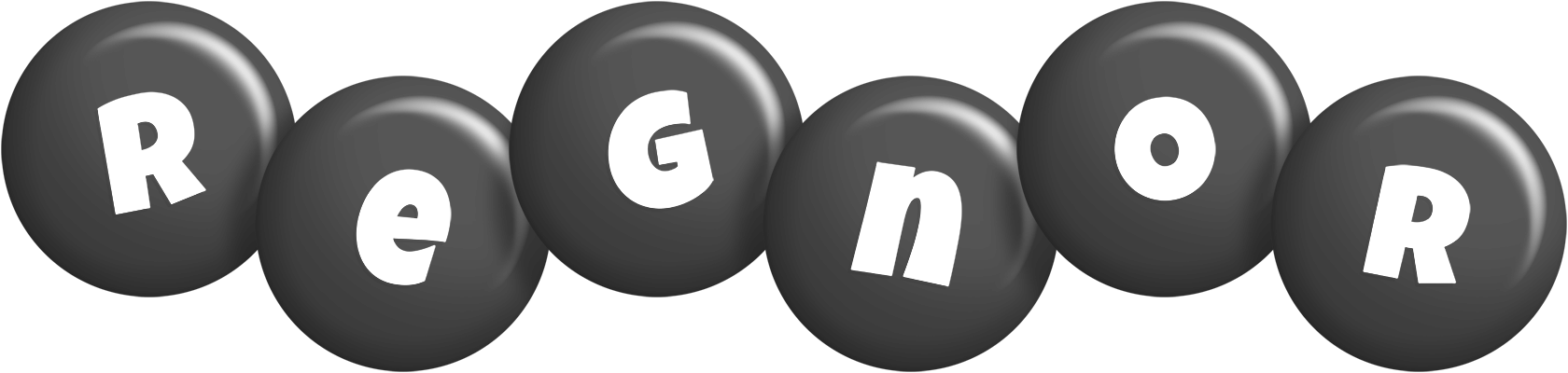 Regnor candy-black logo