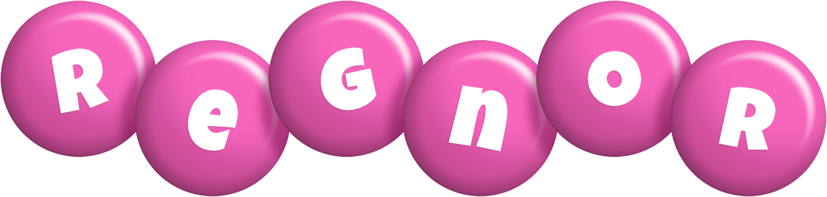 Regnor candy-pink logo