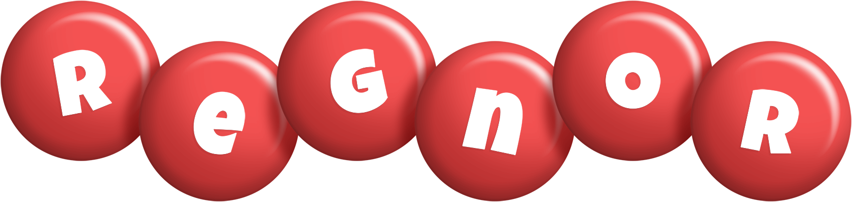 Regnor candy-red logo
