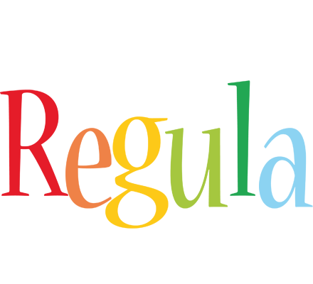 Regula birthday logo