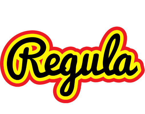 Regula flaming logo