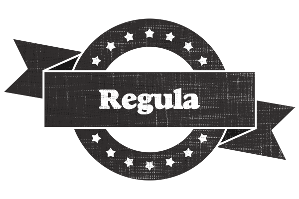 Regula grunge logo