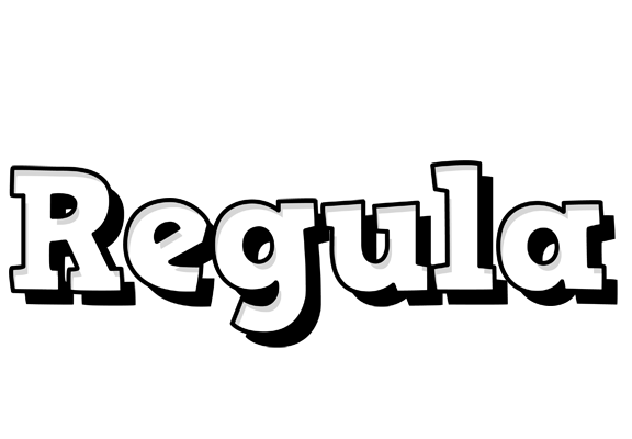 Regula snowing logo