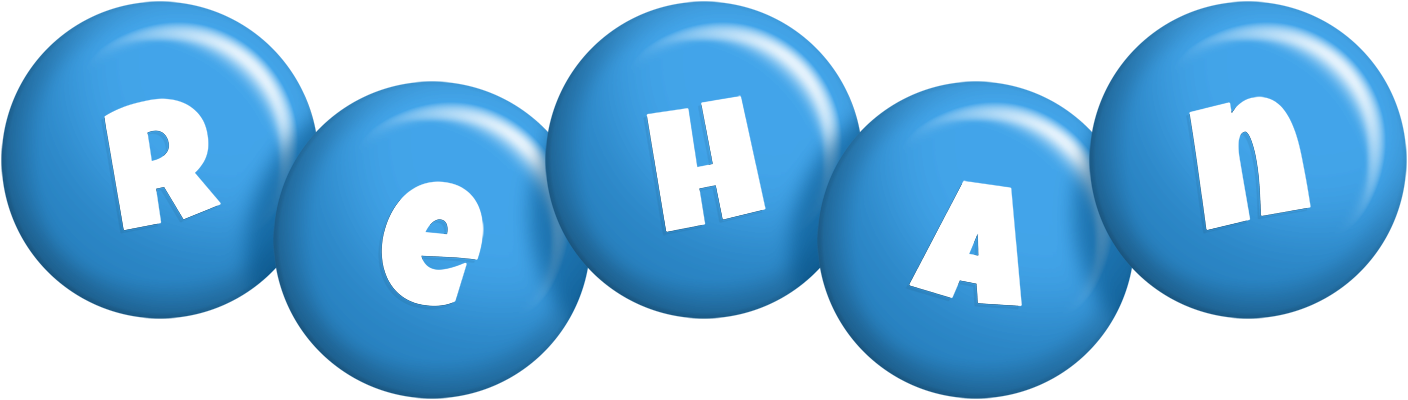 Rehan candy-blue logo