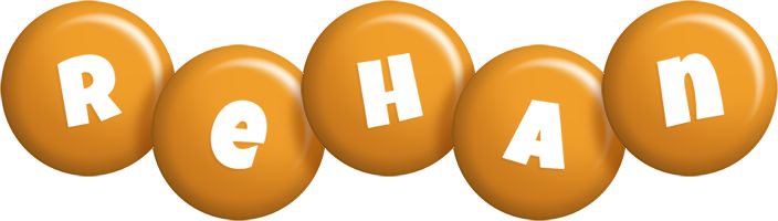Rehan candy-orange logo