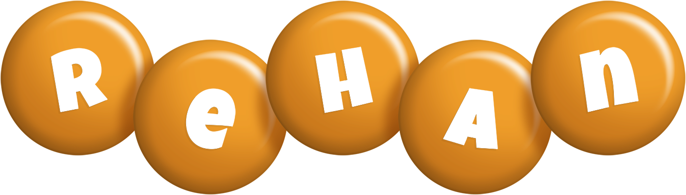 Rehan candy-orange logo