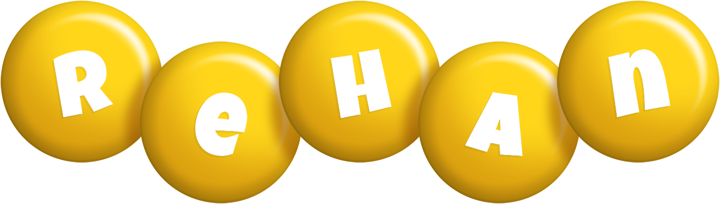 Rehan candy-yellow logo