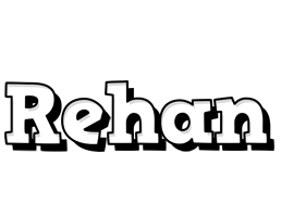 Rehan snowing logo