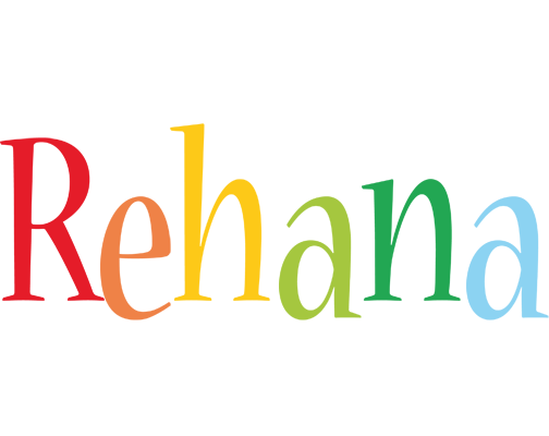 Rehana birthday logo