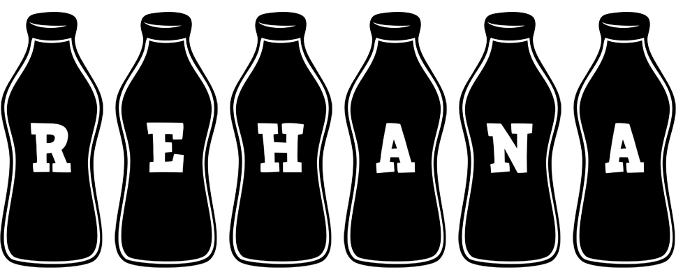 Rehana bottle logo