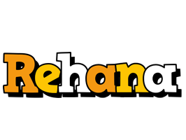 Rehana cartoon logo